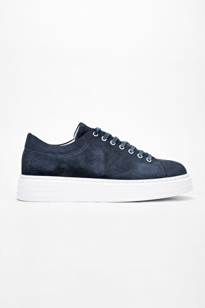 Valmenti AcruxErkek Lacivert Süet Hakiki Deri Sneakers & Spor Ayakkabı 352 20409 ERK AYK Y24
