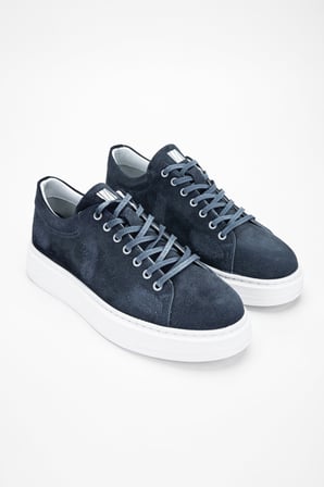 Valmenti AcruxErkek Lacivert Süet Hakiki Deri Sneakers & Spor Ayakkabı 352 20409 ERK AYK Y24