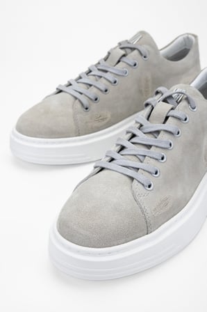 Valmenti AcruxErkek Bej Süet Hakiki Deri Sneakers & Spor Ayakkabı 352 20409 ERK AYK Y24