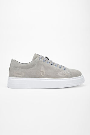 Valmenti AcruxErkek Bej Süet Hakiki Deri Sneakers & Spor Ayakkabı 352 20409 ERK AYK Y24