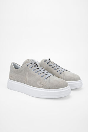 Valmenti AcruxErkek Bej Süet Hakiki Deri Sneakers & Spor Ayakkabı 352 20409 ERK AYK Y24