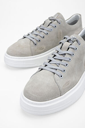 Valmenti AcruxErkek Bej Süet Hakiki Deri Sneakers & Spor Ayakkabı 352 20409 ERK AYK Y24