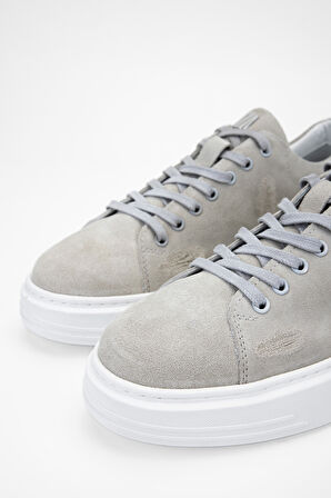Valmenti AcruxErkek Bej Süet Hakiki Deri Sneakers & Spor Ayakkabı 352 20409 ERK AYK Y24
