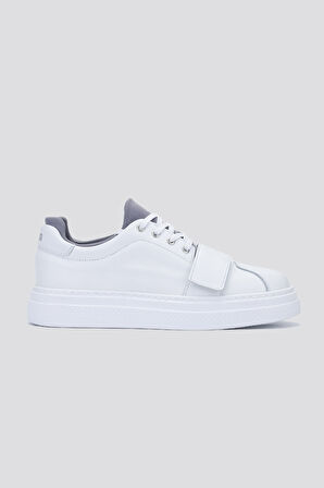 Valmenti AegisErkek Beyaz/gri Hakiki Deri Sneakers & Spor Ayakkabı 352 20251 ERK AYK Y24