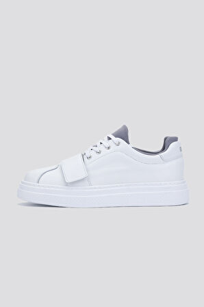 Valmenti AegisErkek Beyaz/gri Hakiki Deri Sneakers & Spor Ayakkabı 352 20251 ERK AYK Y24