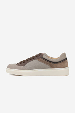 Valmenti Redwin Erkek Taupe Tekstil Deri Sneakers & Spor Ayakkabı 1022 16486 ERK AYK Y24
