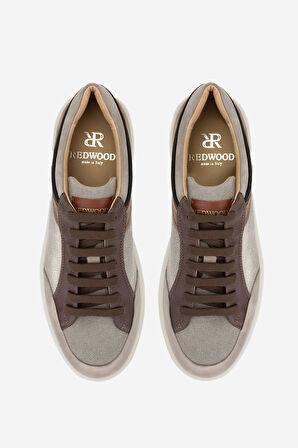 Valmenti Redwin Erkek Taupe Tekstil Deri Sneakers & Spor Ayakkabı 1022 16486 ERK AYK Y24