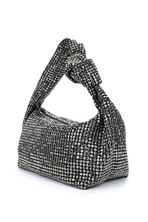 Tamer Tanca Kadın Vegan Metalik Omuz Çanta 921 26677 BN CANTA Y/24 PEWTER