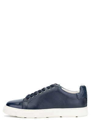 Tamer Tanca Erkek Hakiki Deri Lacivert Sneakers & Spor Ayakkabı 233 4613 ERK AYK Y24 LACI DR/YLN
