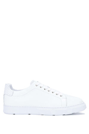 Tamer Tanca Erkek Hakiki Deri Beyaz Sneakers & Spor Ayakkabı 233 4613 ERK AYK Y24 BYZ DR/YLN