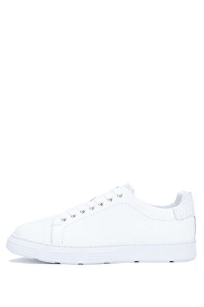 Tamer Tanca Erkek Hakiki Deri Beyaz Sneakers & Spor Ayakkabı 233 4613 ERK AYK Y24 BYZ DR/YLN