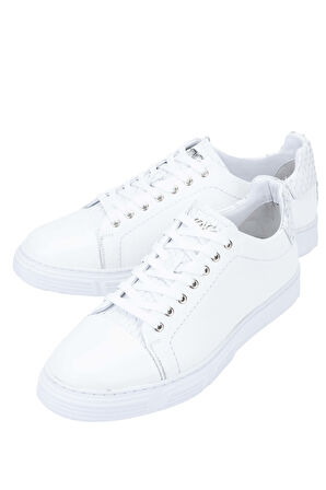 Tamer Tanca Erkek Hakiki Deri Beyaz Sneakers & Spor Ayakkabı 233 4613 ERK AYK Y24 BYZ DR/YLN