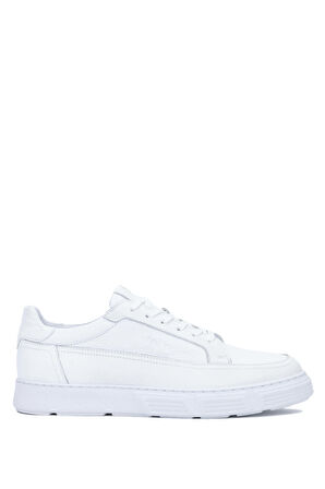 Tamer Tanca Erkek Hakiki Deri Beyaz Sneakers & Spor Ayakkabı 233 4610 ERK AYK Y24 BEYAZ