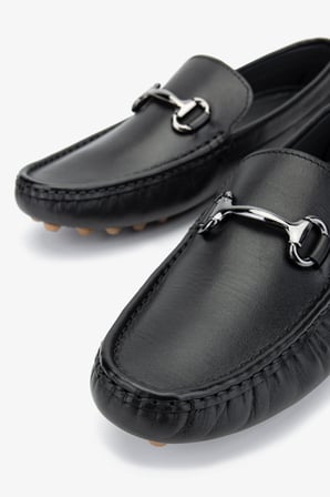 Valmenti Nicole Erkek Siyah Nappa Hakiki Deri Loafer Ayakkabı 355 13804 ERK AYK Y24