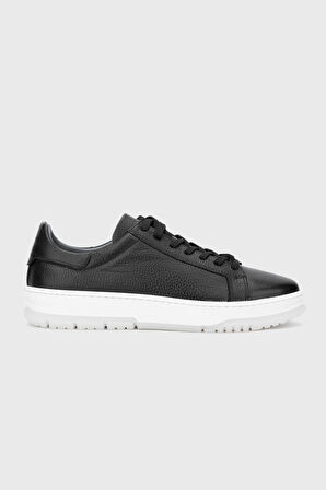Valmenti Alioth Erkek Siyah Floter Hakiki Deri Sneakers & Spor Ayakkabı 04 101 ERK AYK Y24