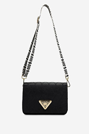 Dolce Kadın Suni Deri Siyah Kap Postacı Çanta 1025 248056-1 BN CANTA Y24 BLACK KAP