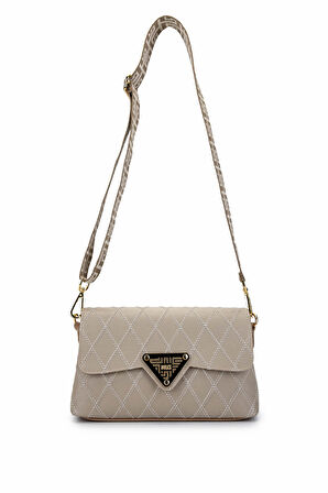 Dolce Kadın Suni Deri Bej Kap Postacı Çanta 1025 248019-3 BN CANTA Y24 BEIGH KAP