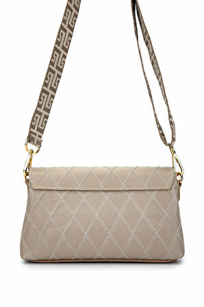 Dolce Kadın Suni Deri Bej Kap Postacı Çanta 1025 248019-3 BN CANTA Y24 BEIGH KAP