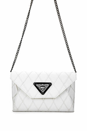 Dolce Kadın Suni Deri Beyaz Kap Postacı Çanta 1025 248034-1 BN CANTA Y24 WHITE KAP