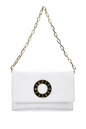 Dolce Kadın Suni Deri Beyaz Postacı Çanta 1025 248029-1 BN CANTA Y24 WHITE