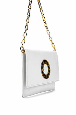 Dolce Kadın Suni Deri Beyaz Postacı Çanta 1025 248029-1 BN CANTA Y24 WHITE