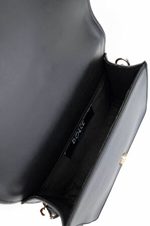 Dolce Kadın Suni Deri Siyah Postacı Çanta 1025 248031-1 BN CANTA Y24 BLACK