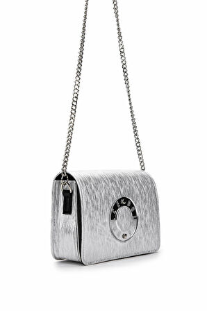 Dolce Kadın Suni Deri Gri Postacı Çanta 1025 248031-1 BN CANTA Y24 SILVER