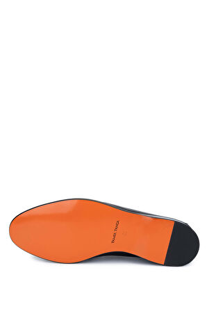 Tamer Tanca Erkek Hakiki Deri Siyah Loafer Ayakkabı 342 8740 ERK AYK Y24 SIYAH BFL