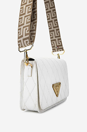 Dolce Kadın Suni Deri Beyaz Kap Postacı Çanta 1025 248056-1 BN CANTA Y24 WHITE KAP