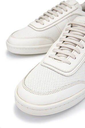 Tamer Tanca Erkek Hakiki Deri Bej Casual Ayakkabı 987 117 ERK AYK Y24 BEJ