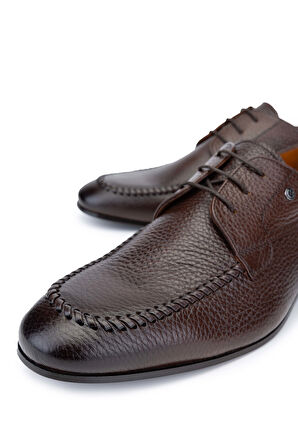 Tamer Tanca Erkek Hakiki Deri Taba Klasik Ayakkabı 537 3117 ERK AYK Y24 TABA