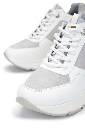 Tamer Tanca Kadın Vegan Beyaz Sneakers & Spor Ayakkabı 936 62158 BN AYK SK23/24 BEYAZ KMBN