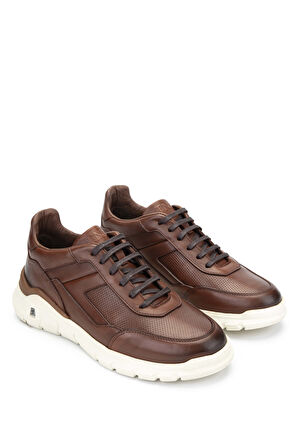 Tamer Tanca Erkek Hakiki Deri Taba Sneakers & Spor Ayakkabı 698 1084-7 ERK AYK SK23/24 TABA
