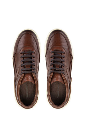 Tamer Tanca Erkek Hakiki Deri Taba Sneakers & Spor Ayakkabı 698 1084-7 ERK AYK SK23/24 TABA