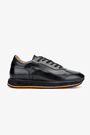 Branchini Erkek Hakiki Deri Siyah Sneakers & Spor Ayakkabı 1004 S3810 ERK AYK SK23/24 BLACK