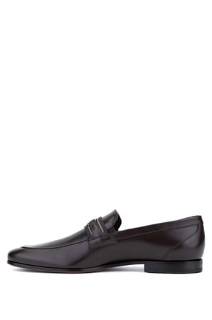 Rossi Erkek Hakiki Deri Kahverengi Loafer Ayakkabı 668 1090 ERK AYK Y24 MARRONE