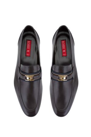 Rossi Erkek Hakiki Deri Kahverengi Loafer Ayakkabı 668 1090 ERK AYK Y24 MARRONE