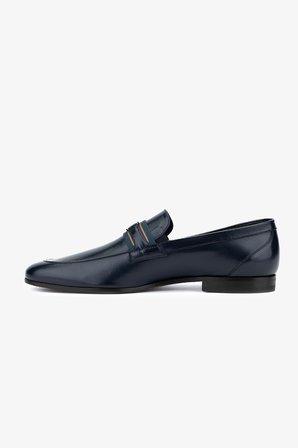 Rossi Erkek Hakiki Deri Mavi Loafer Ayakkabı 668 1090 ERK AYK Y24 BLU