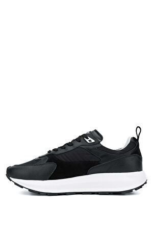 Dino Bigioni Erkek Tekstil/Hakiki Deri Siyah Sneakers & Spor Ayakkabı 1026 5010 ERK AYK Y24 BLACK