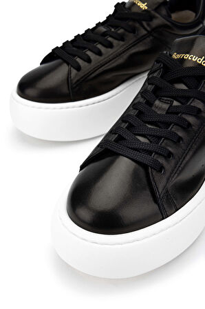 Barracuda Kadın Hakiki Deri Siyah Sneakers & Spor Ayakkabı 511 BD1261E BN AYK Y24 NERO