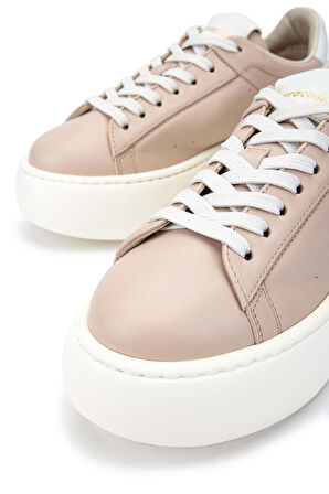 Barracuda Kadın Hakiki Deri Pudra Sneakers & Spor Ayakkabı 511 BD1261E BN AYK Y24 CIPRIA