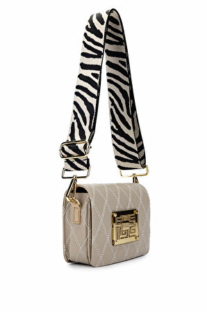 Dolce Kadın Suni Deri Bej Kap Postacı Çanta 1025 248031-2 BN CANTA Y24 BEIGH KAP