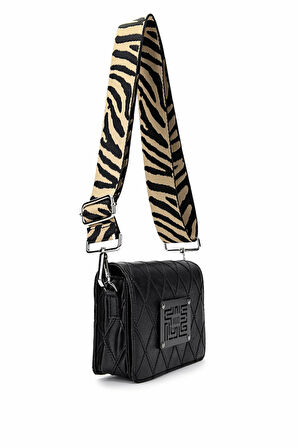 Dolce Kadın Suni Deri Siyah Kap Postacı Çanta 1025 248031-2 BN CANTA Y24 BLACK KAP