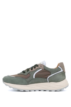 Redwood Erkek Deri & Tekstil Multi Renk Sneakers & Spor Ayakkabı 1022 16550 ERK AYK Y24 MILITARE