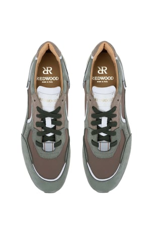 Redwood Erkek Deri & Tekstil Multi Renk Sneakers & Spor Ayakkabı 1022 16550 ERK AYK Y24 MILITARE