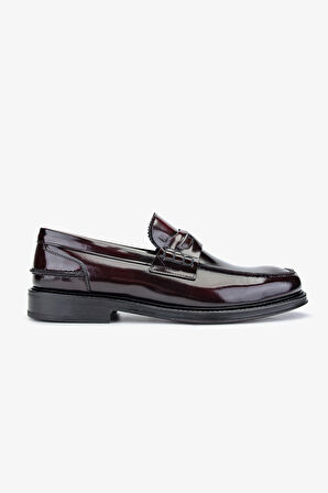 Valmenti Köln Erkek Bordo Hakiki Deri Loafer Ayakkabı 01 02222K ERK AYK Y/24