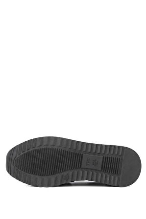 Tamer Tanca Kadın Hakiki Siyah Deri Sneakers & Spor Ayakkabı 923 TT-900 BN AYK Y24 SIYAH DR