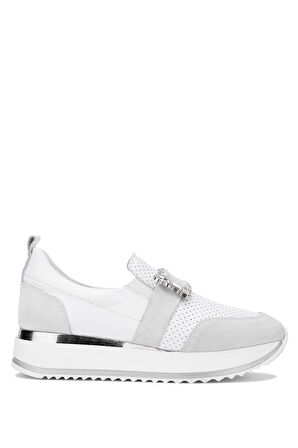 Tamer Tanca Kadın Hakiki Deri Beyaz Sneakers & Spor Ayakkabı 923 TT-900 BN AYK Y24 BEYAZ DR