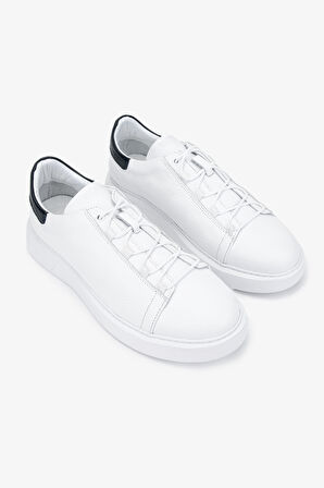Valmenti Acrux Erkek Beyaz Floter Hakiki Deri Sneakers & Spor Ayakkabı 04 3521 ERK AYK Y24