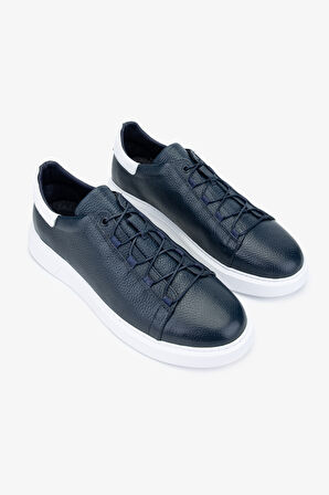 Valmenti Acrux Erkek Lacivert Floter Hakiki Deri Sneakers & Spor Ayakkabı 04 3521 ERK AYK Y24